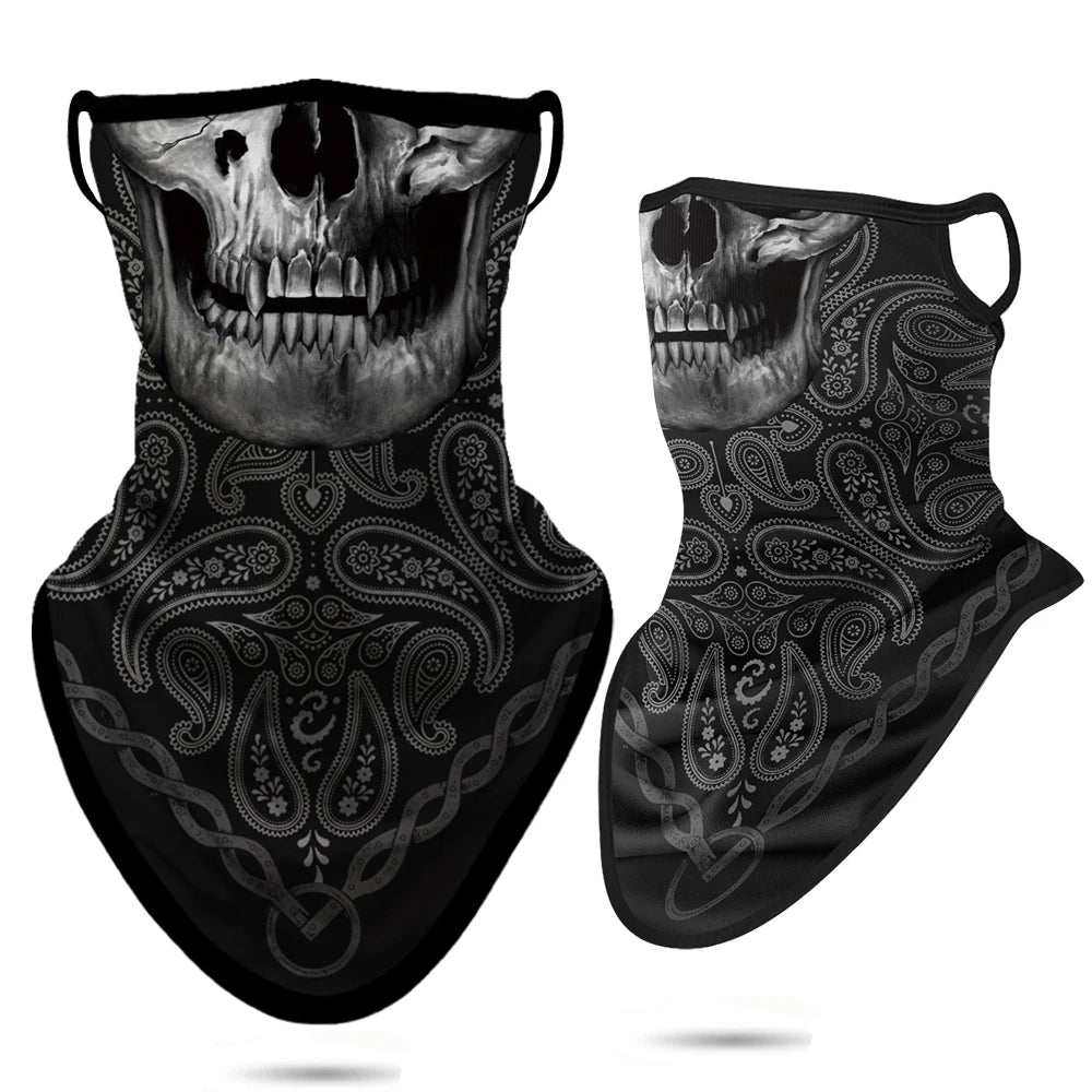 Breathable Skull Neck Gaiter Bandana by RiderOut™