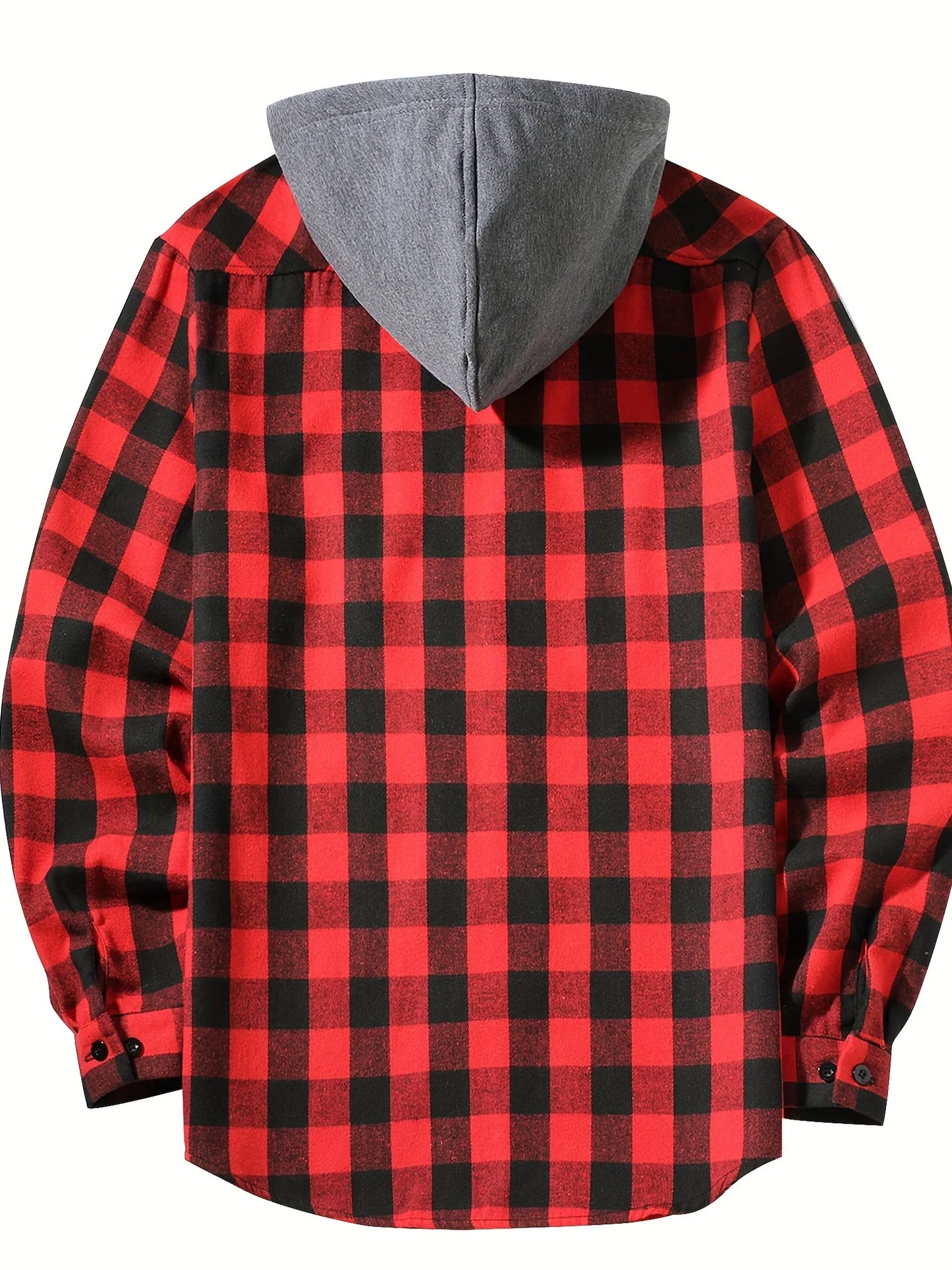 Long Sleeved Plaid Hooded by RiderOut