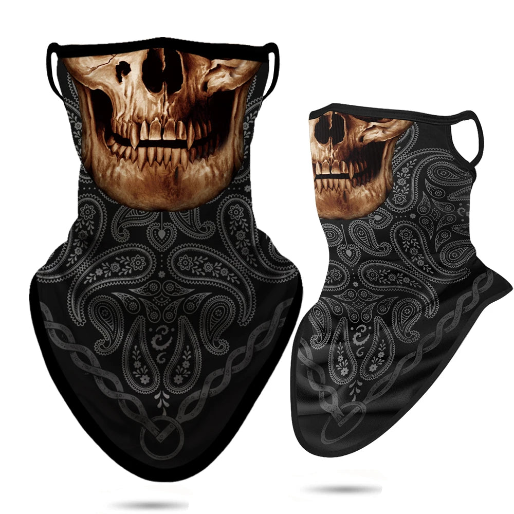 Breathable Skull Neck Gaiter Bandana by RiderOut™