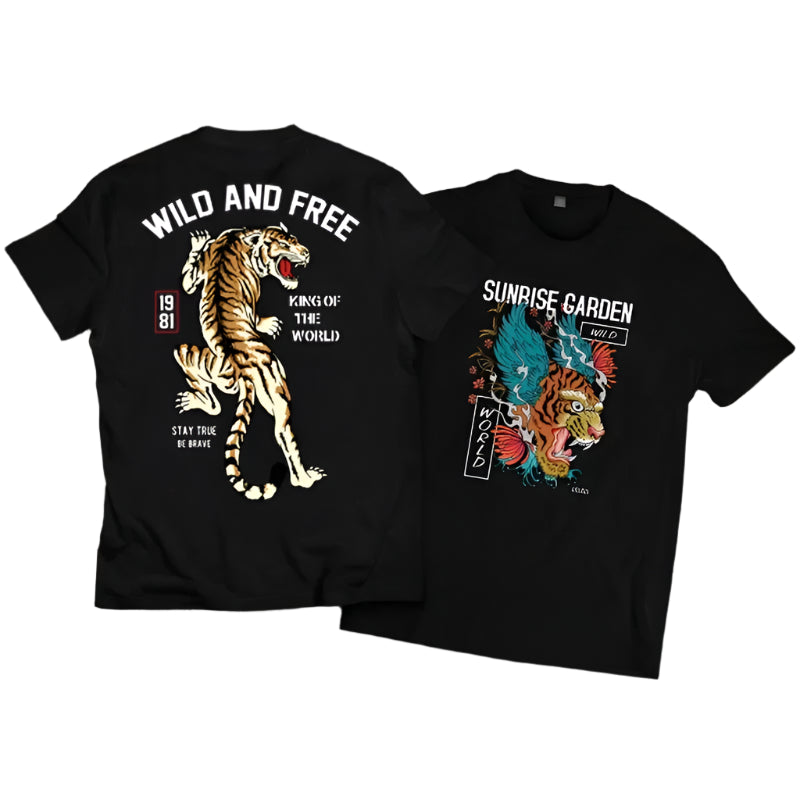 Black Rock American Retro Motorcycle T-shirt
