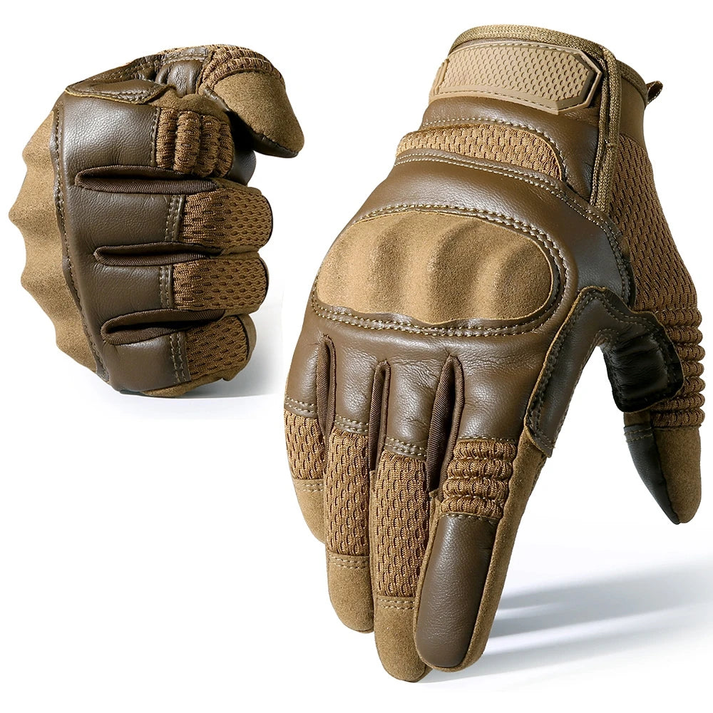 Non-slip Protective Motorcycle Full Finger Gloves by RiderOut™