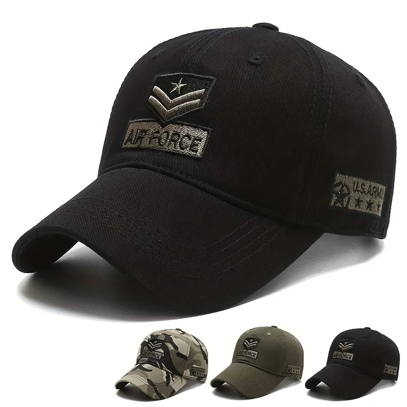 AIR FORCE Arrow Embroidery Baseball Caps by RiderOut™