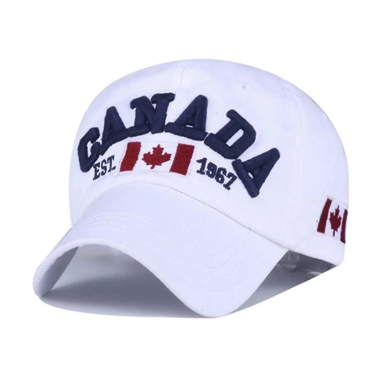 Canada Flag Embroidery Baseball Cap by RiderOut™