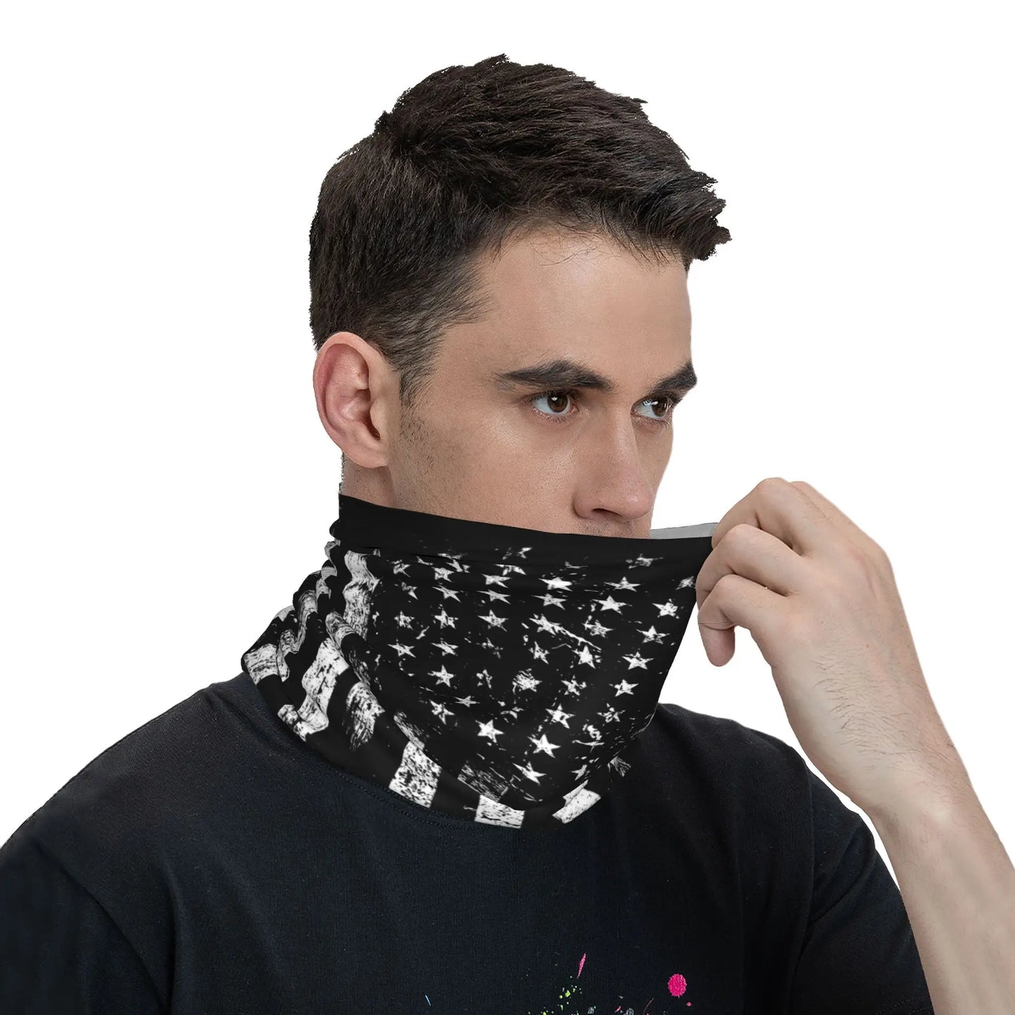 Black America Flag Bandana by RiderOut™