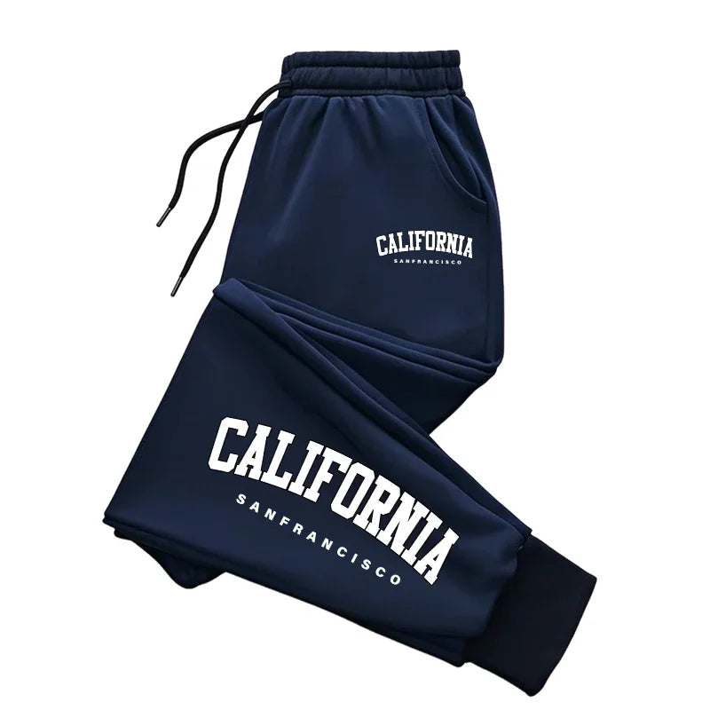 California Fashion Print Casual Jogger Pants by RiderOut