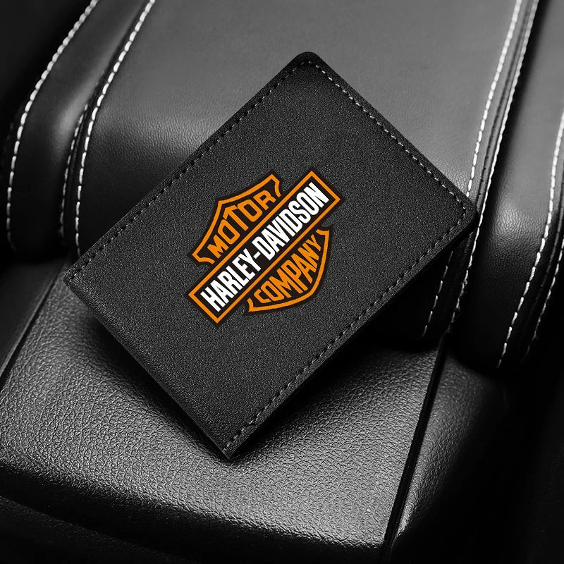 Black HD Motorcycle Logo Wallet by RiderOut™