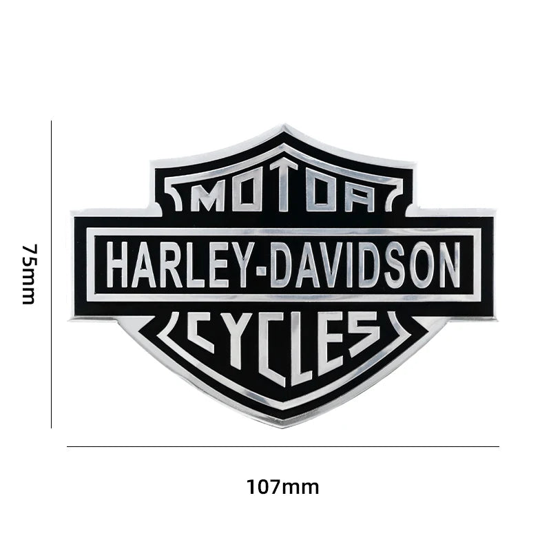 Metal HD Motorcycle Logo Stickers by RiderOut™