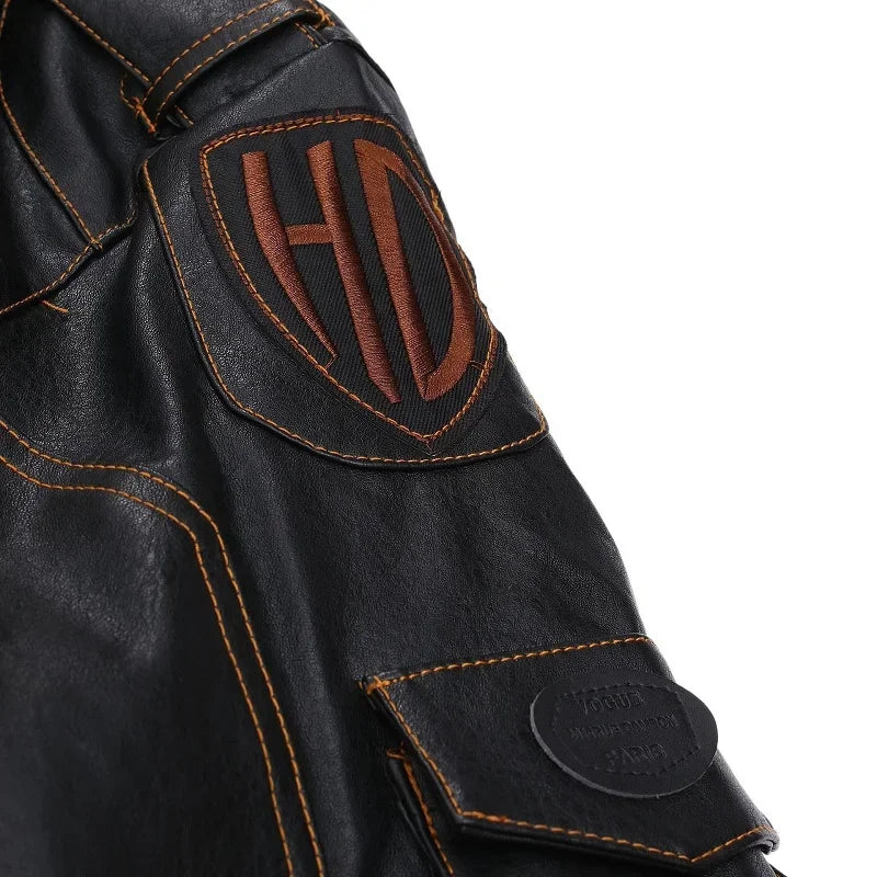 Vintage Ghost Rider Motorcycle Multi-zip Jacket by RiderOut
