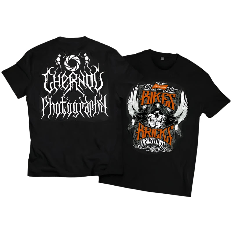Black Rock American Retro Motorcycle T-shirt