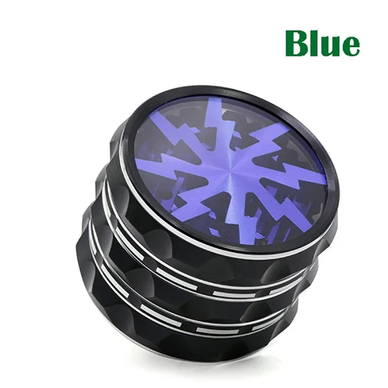 2.5inch Hand Crank Aluminium Grinder with Clear Top by RiderOut™
