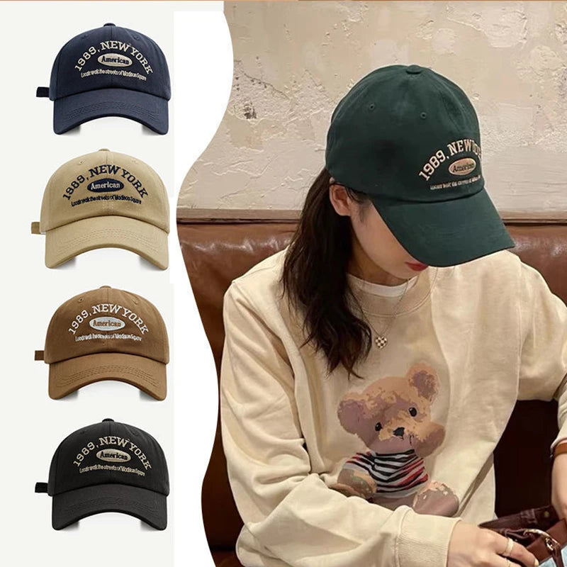 1989 New York Letters Embroidery Baseball Hats by RiderOut™