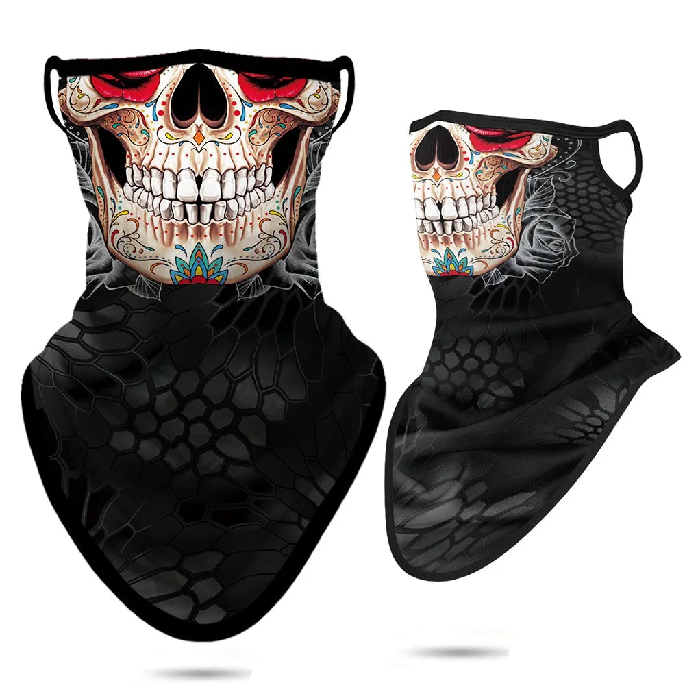 Breathable Skull Neck Gaiter Bandana by RiderOut™