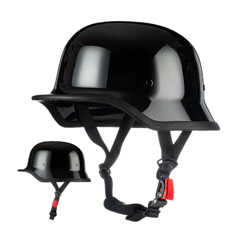 Vintage Classic German Retro Motorcycle Helmet by RiderOut™