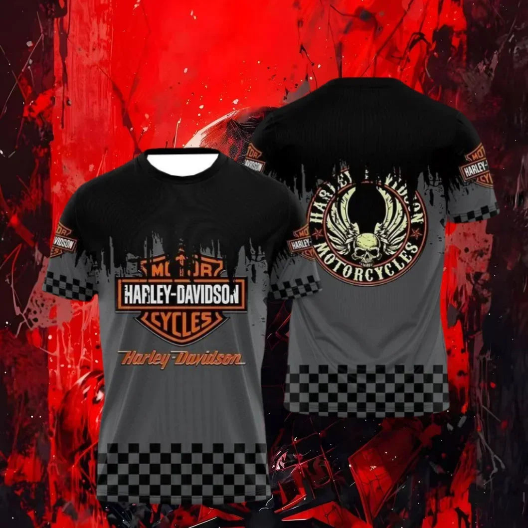 3D Print HD Motorcycle T-shirt by RiderOut™