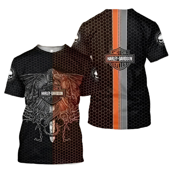 3D Print HD Motorcycle T-shirt by RiderOut™