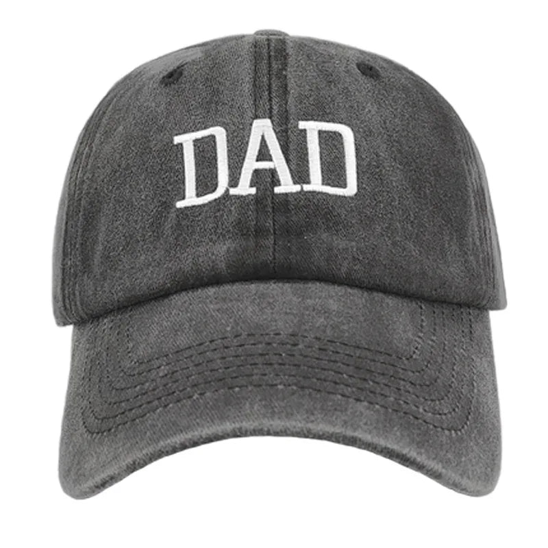 Washed Cotton DAD MOM Embroidered Baseball Cap by RiderOut™