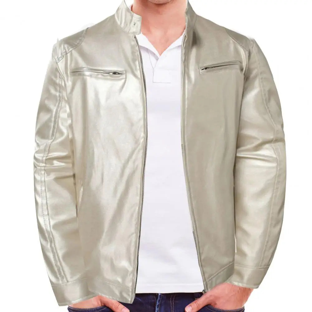 Shiny Gold Leather Jackets by RiderOut