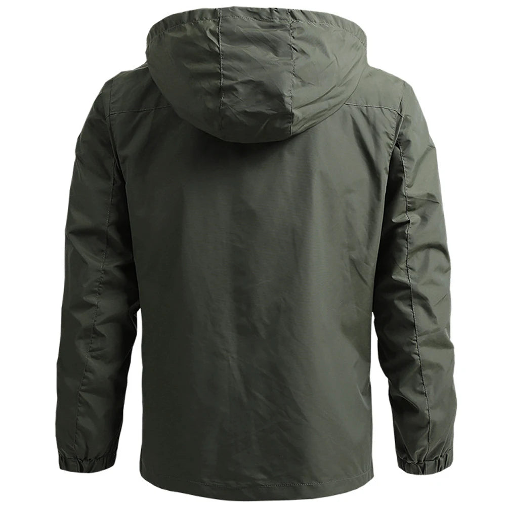 Windbreaker Tactical Waterproof Hooded Jacket by RiderOut