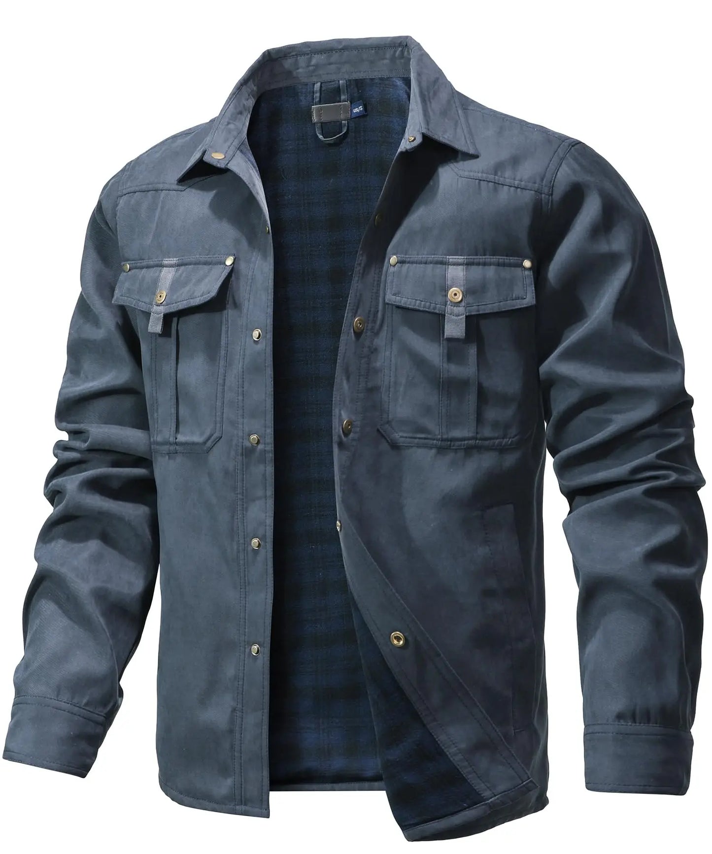Flannel Lined Shacket Jacket by RiderOut