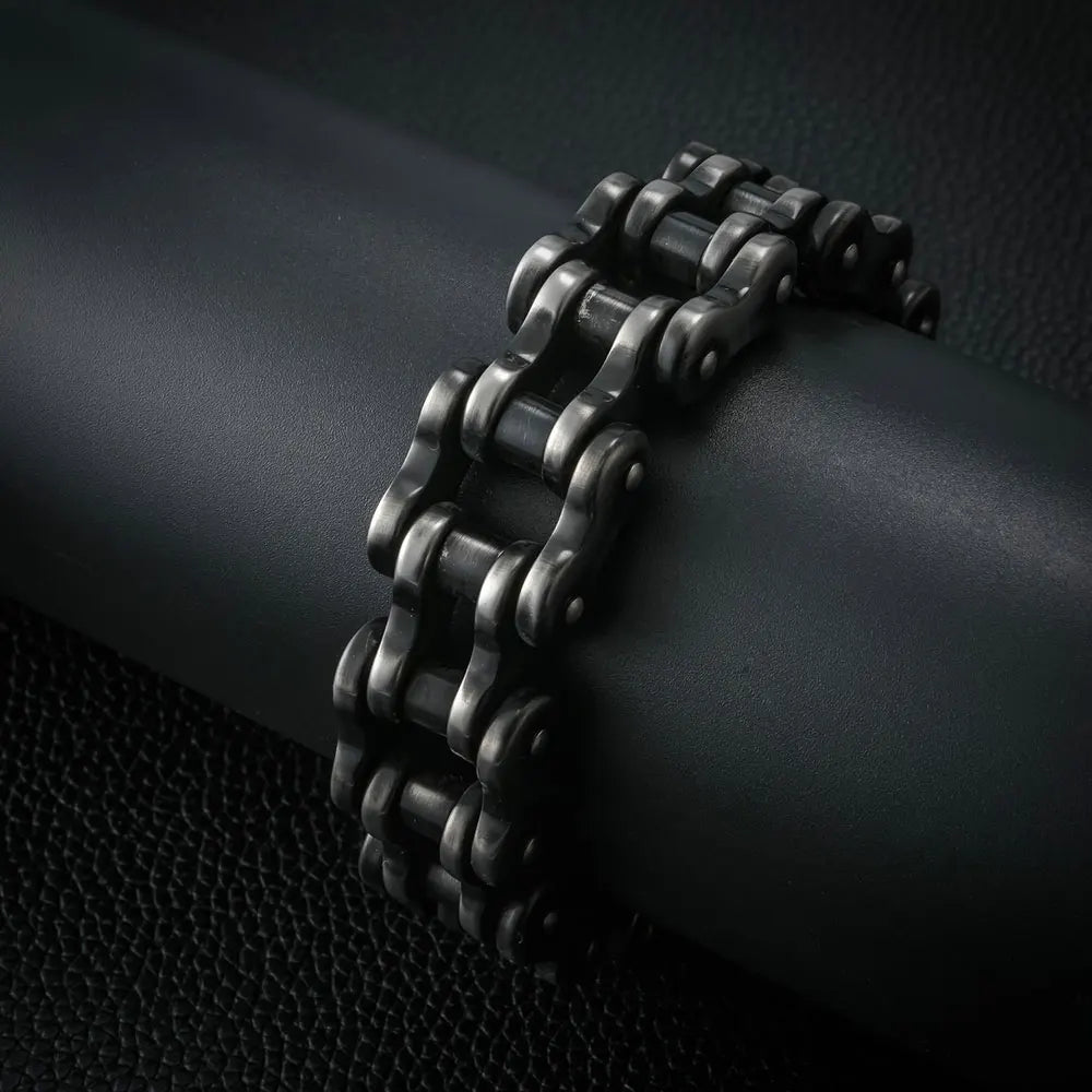 Retro Motorcycle Biker Chain Link Bracelet by RiderOut™