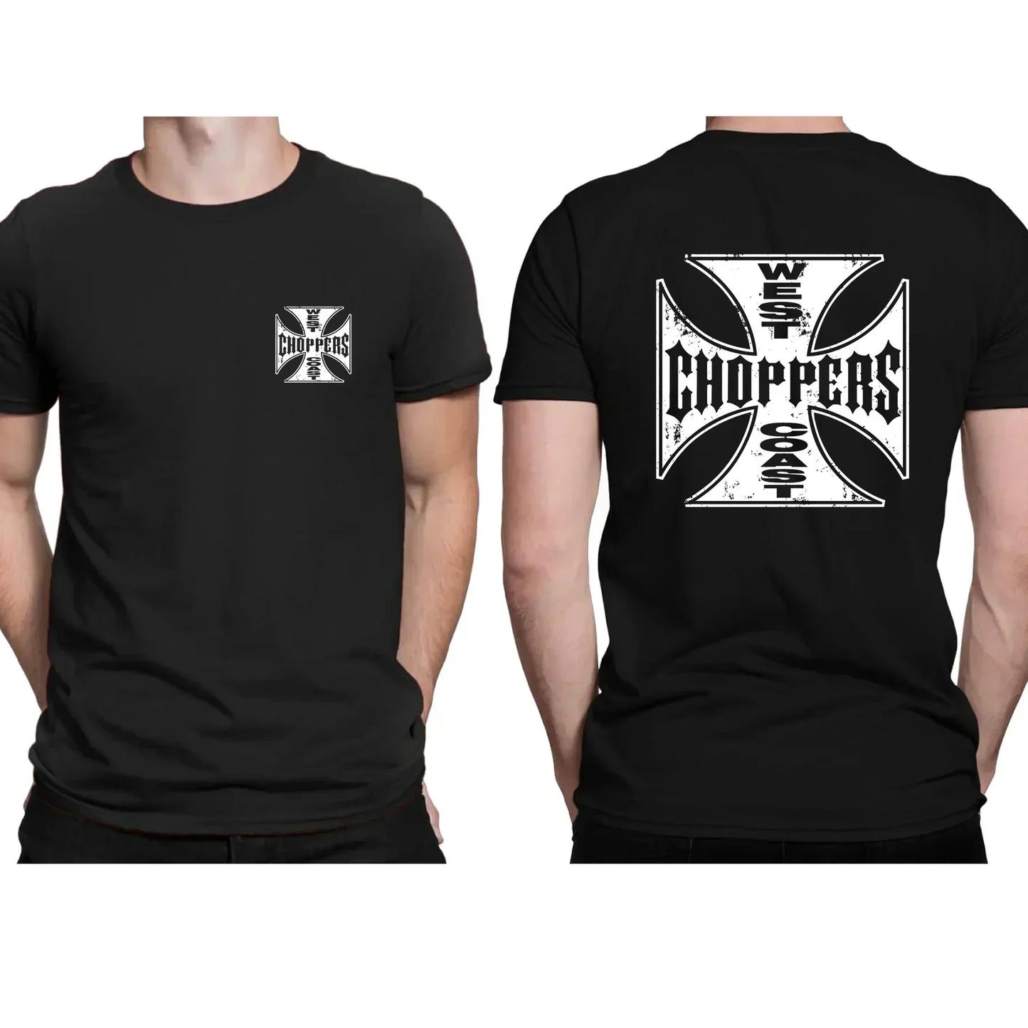 Black Essential Motorcycle Speed Junkies T-shirts by RiderOut™