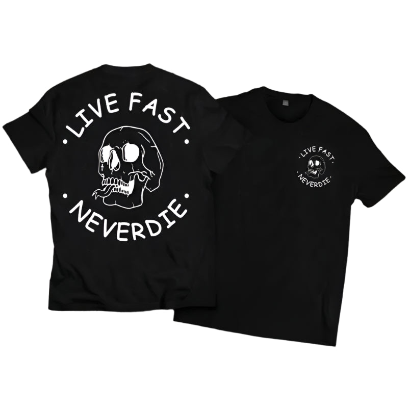 Black Rock American Retro Motorcycle T-shirt
