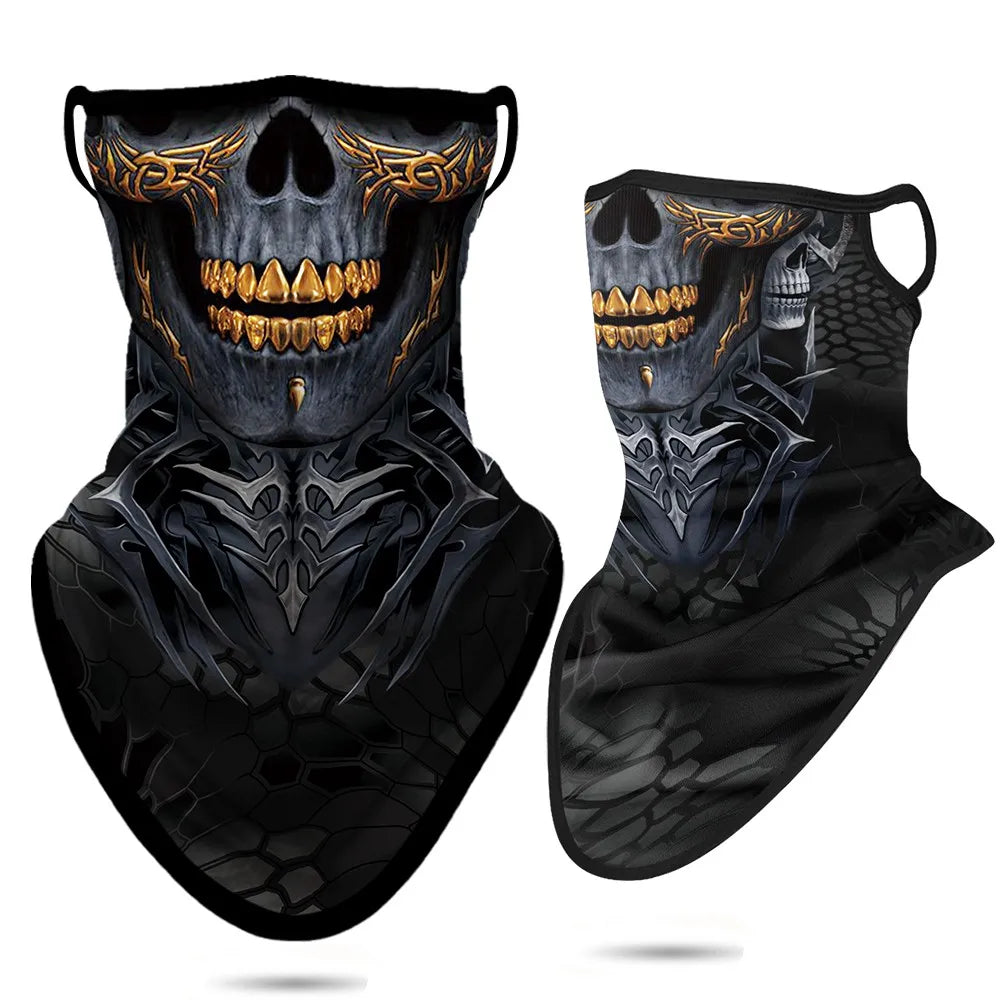 Breathable Skull Neck Gaiter Bandana by RiderOut™