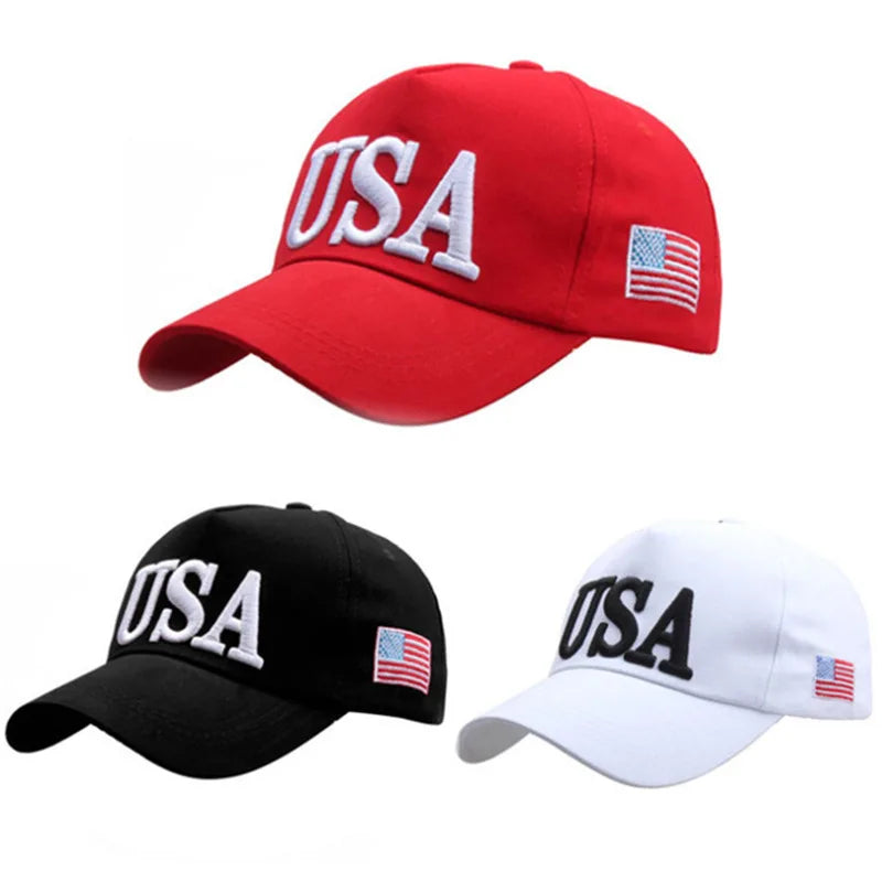 3D Embroidered USA Baseball Cap by RiderOut™