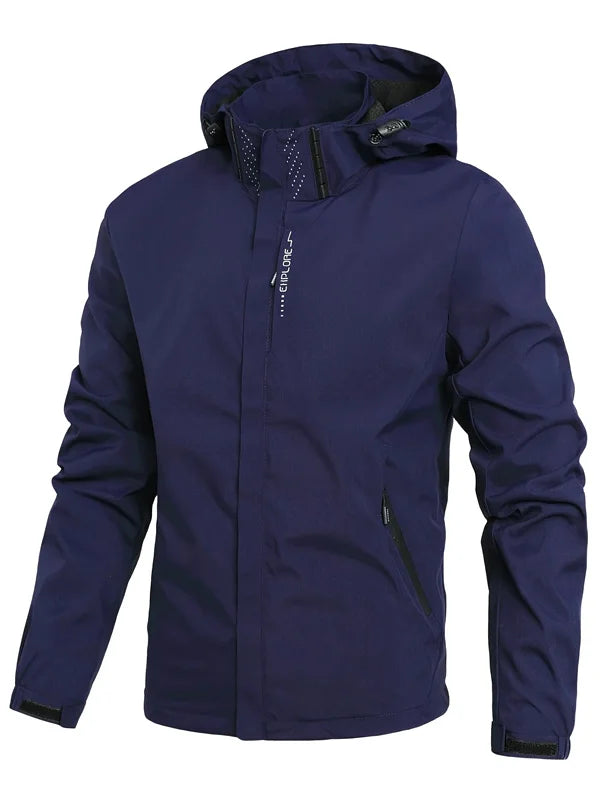 Waterproof Lightweight Outdoor Hooded Jacket by RiderOut