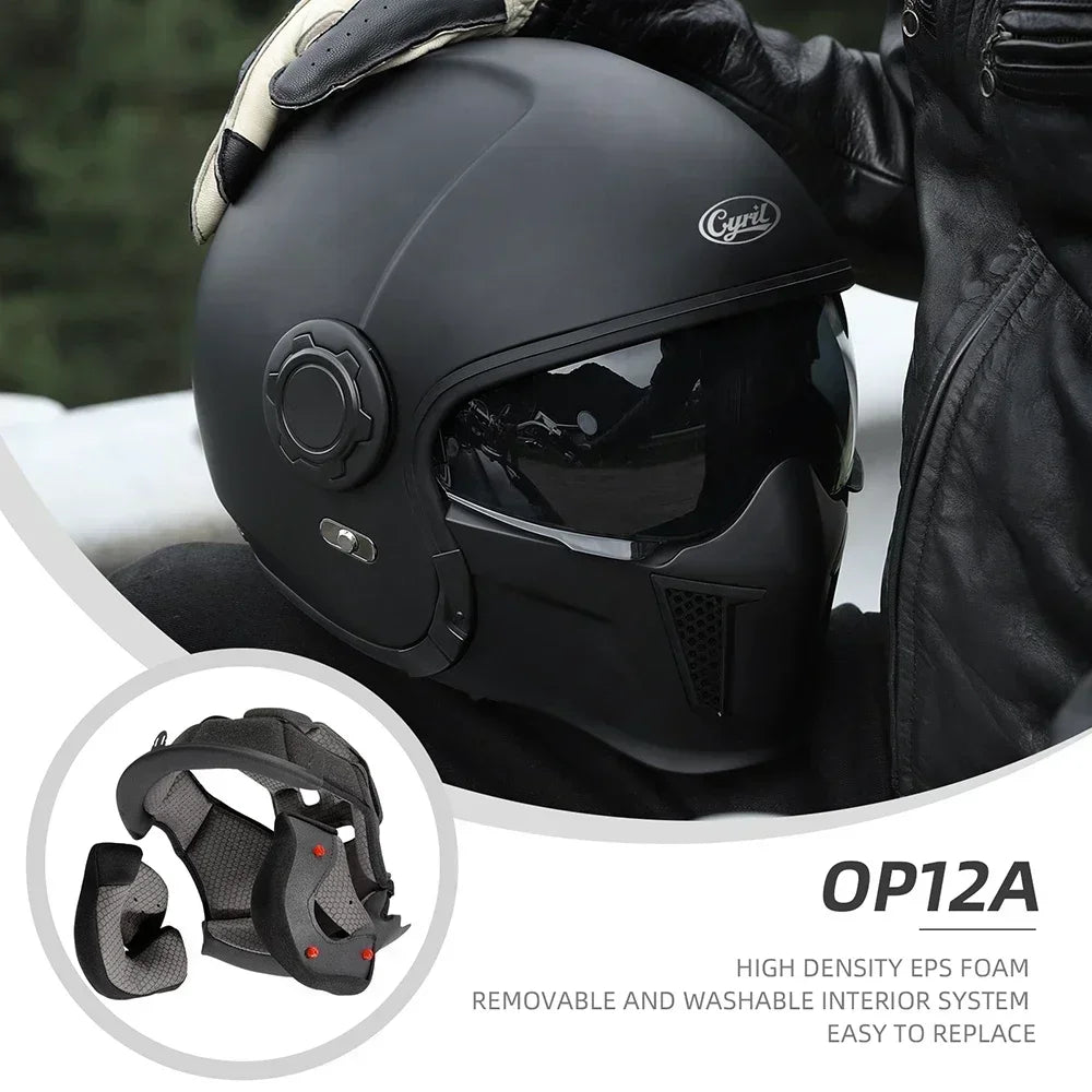 Modular DOT ECE APPROVED Motorcycle Helmet by RiderOut™