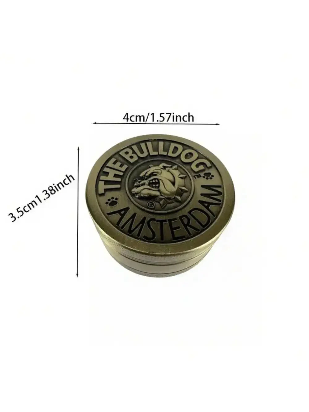 1.6/2inch Metal Bulldog Herb Grinder by RiderOut™