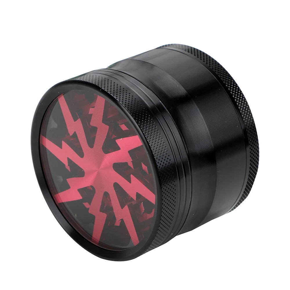 Transparent Cutter Latest Lightning-Shaped Spice Grinder by RiderOut™