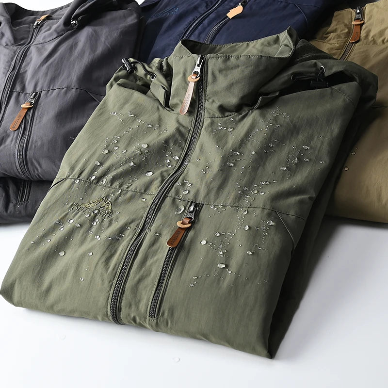 Windbreaker Tactical Waterproof Hooded Jacket by RiderOut