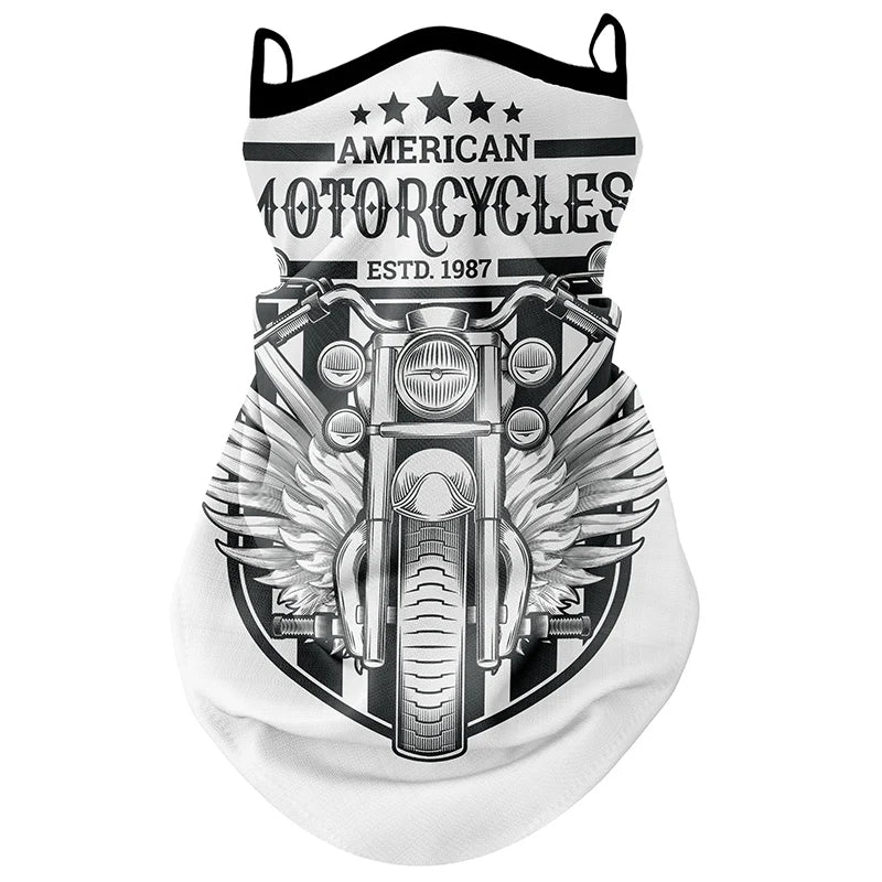 Retro Motorcycle Anti-UV Outdoor Bandana by RiderOut™