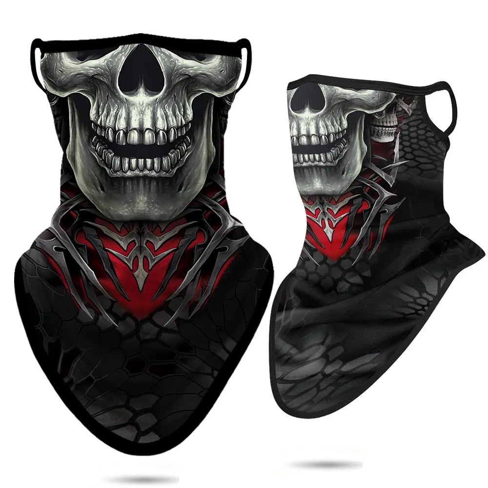 Breathable Skull Neck Gaiter Bandana by RiderOut™
