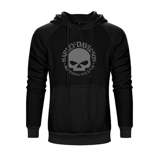 H D Skull Logo Cotton Hoodie for Riders by RiderOut™