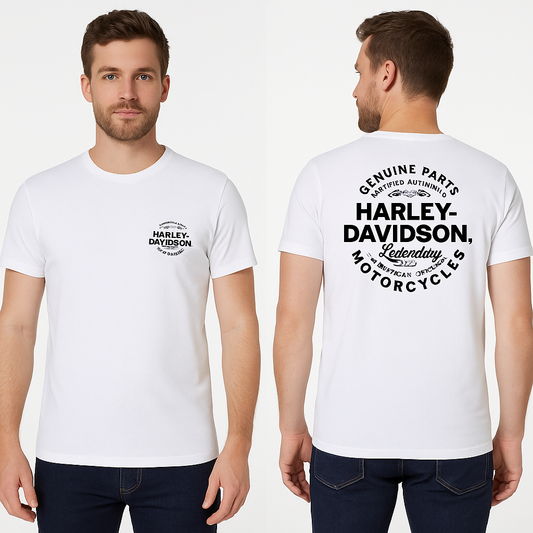 H D Classic Logo Cotton T-shirt by RiderOut™