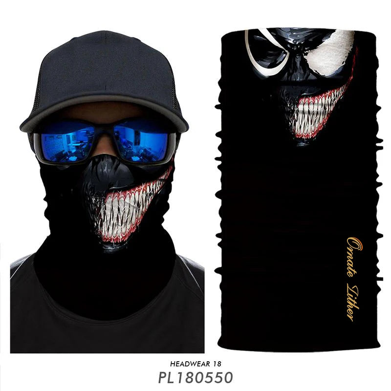 Punisher Bandana Balaclava Neck Gaiter by RiderOut™