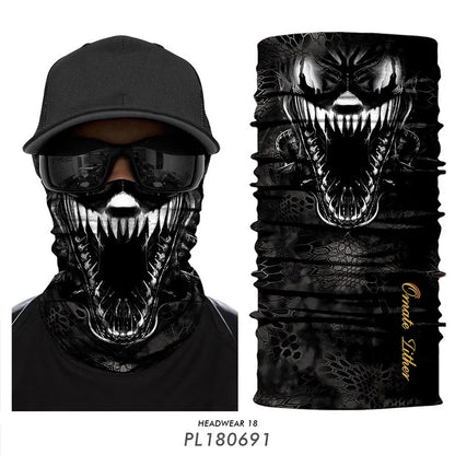 Punisher Bandana Balaclava Neck Gaiter by RiderOut™