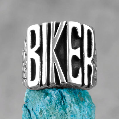 Motorcycle Biker Letter Ring by RiderOut™