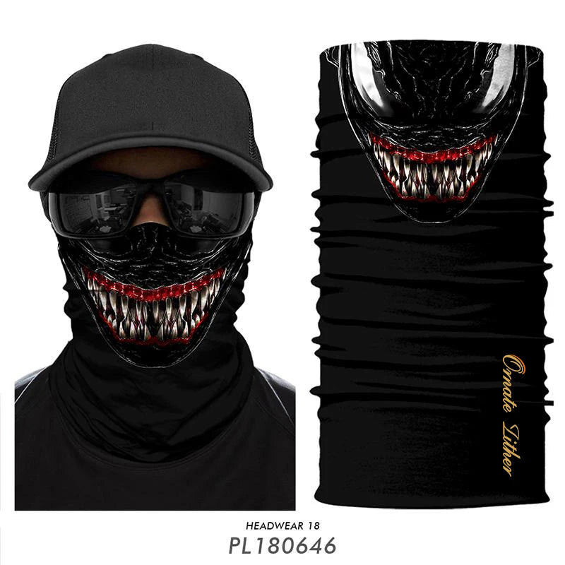 Punisher Bandana Balaclava Neck Gaiter by RiderOut™