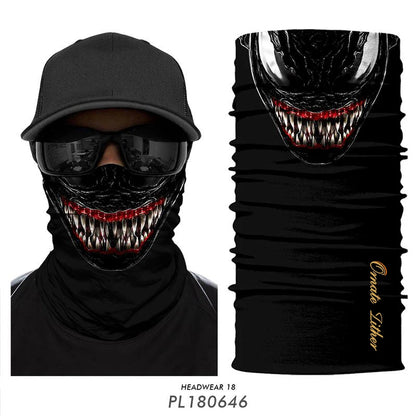Punisher Bandana Balaclava Neck Gaiter by RiderOut™