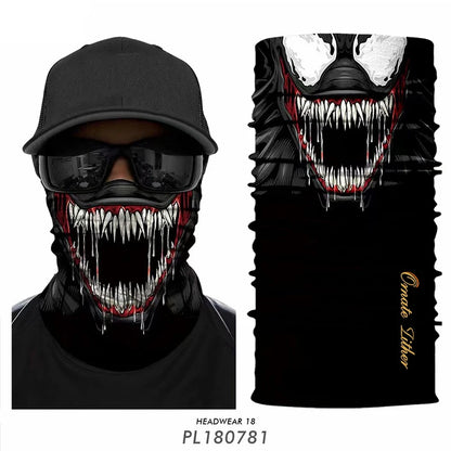Punisher Bandana Balaclava Neck Gaiter by RiderOut™