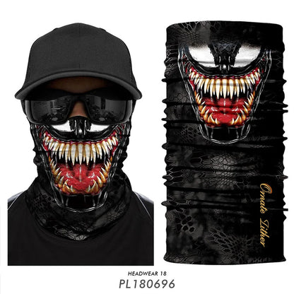Punisher Bandana Balaclava Neck Gaiter by RiderOut™