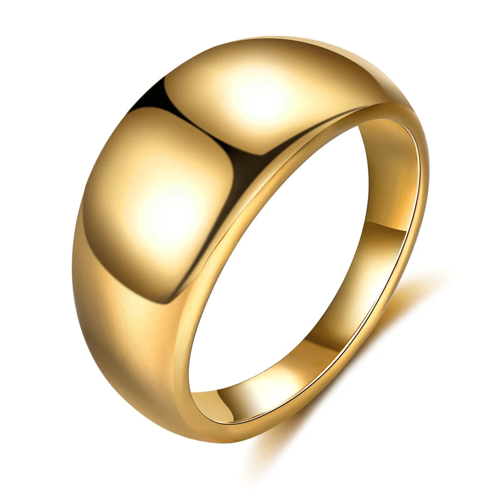 Square Band Flat Top Signet Ring by RiderOut™