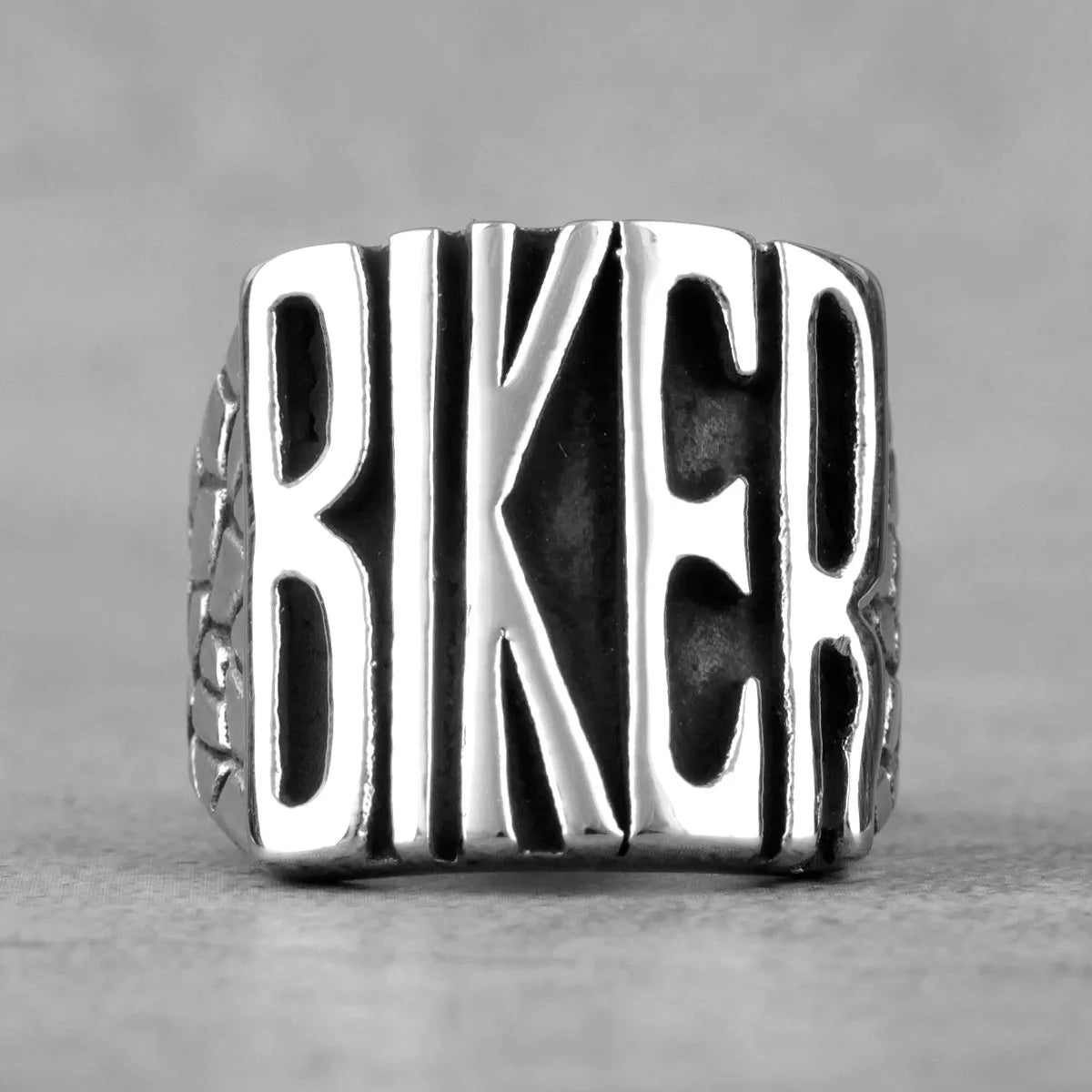 Motorcycle Biker Letter Ring by RiderOut™