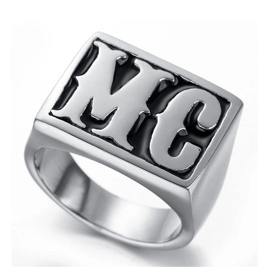 MC Letters Ring by RiderOut™