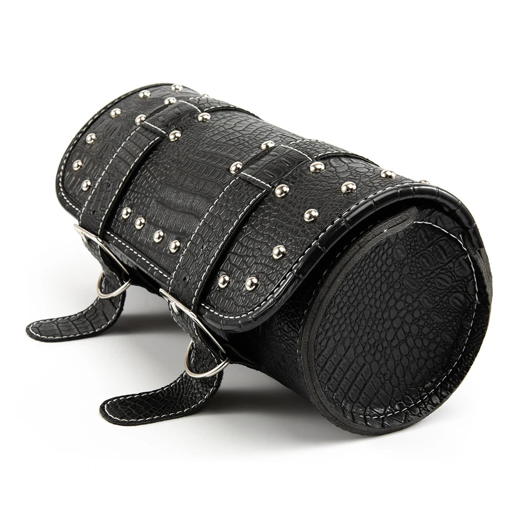 Motorcycle Saddlebag Leather Luggage Bag by RiderOut