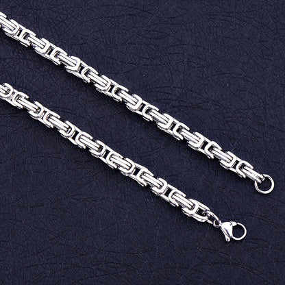 Titanium Steel Imperial Chain Necklace by RiderOut™