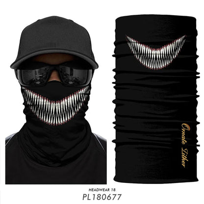 Punisher Bandana Balaclava Neck Gaiter by RiderOut™